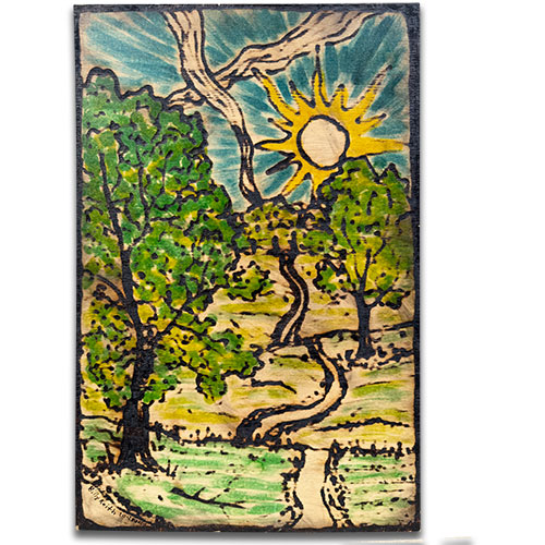 Billy Keith Solar Art 16x24 Path to Peace WP5712